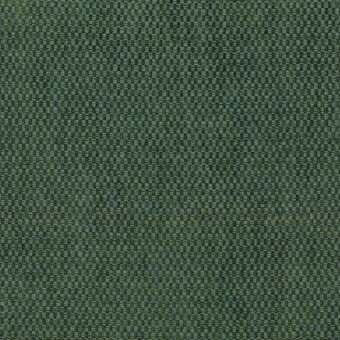 Dark green woven fabric sample with a dense, knotted texture and subtle geometric pattern; label reads "turri > fabric cat. b > 751 d."